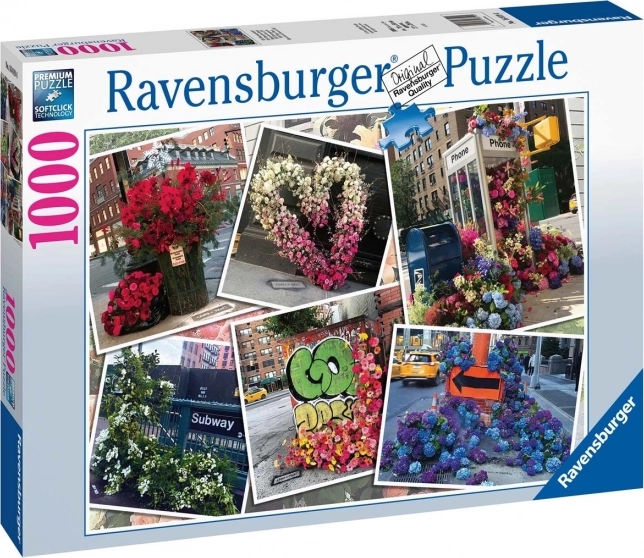 Puzzle 2D 1000 pièces NYC Paradis Floral