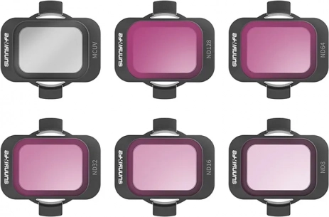Sunnylife MCUV and ND8/16/32/64/128 Filter Set for DJI Avata 2