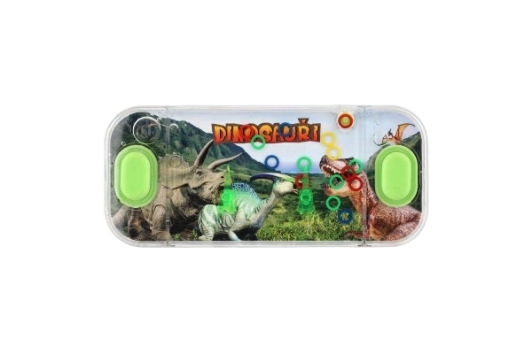Jeu d'eau casse-tête 15,5x7cm plastique dinosaure 4 types 24 pcs dans une boîte
