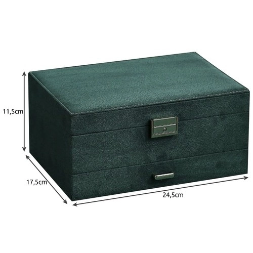 Elegant Green Jewelry Box