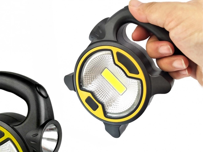 Powerful led cob workshop flashlight with handle