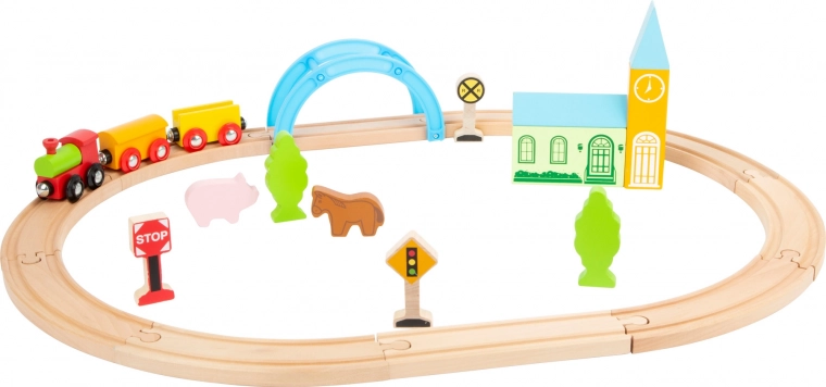Magnetic train set