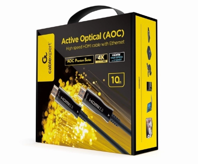 Active Optical HDMI Cable with Ethernet 10 m