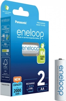 Oplaadbare AA-batterijen ENELOOP 2000 mAh, 2 stuks