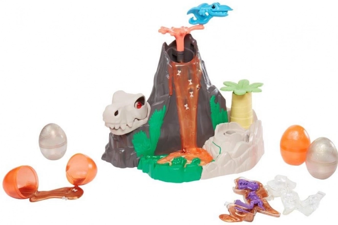 Play-Doh Dinosaur Island Lava Volcano Slime Playset