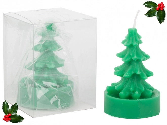 Kerstgeurkaars in de vorm van een boompje