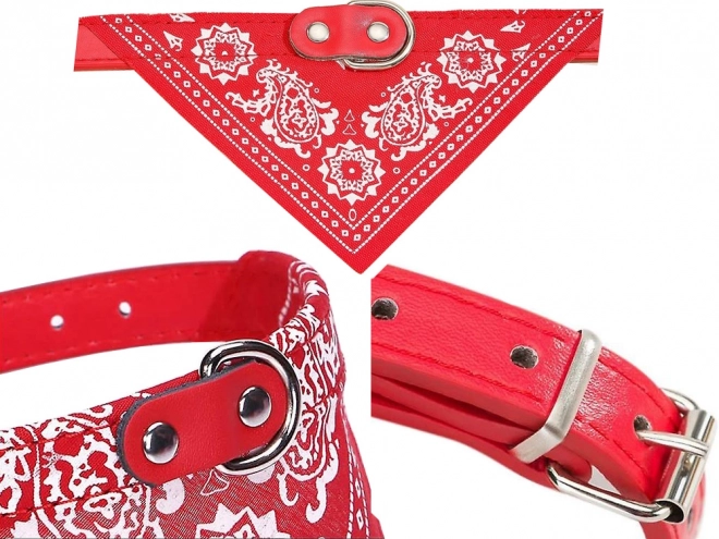 Stylisches Halsband mit Bandana für Hunde und Katzen