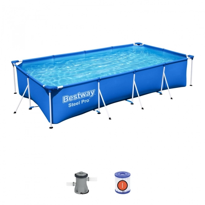 Frame zwembad Bestway Steel Pro 400 x 211 x 81 cm