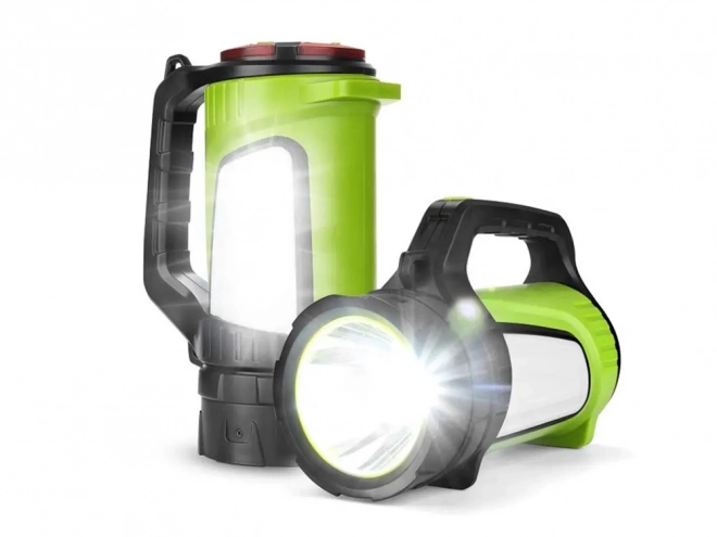 Rechargeable LED Flashlight with Power Bank - Ideal for Camping