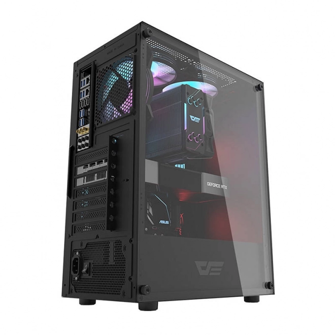 Computerbehuizing Darkflash DK100 (zwart)