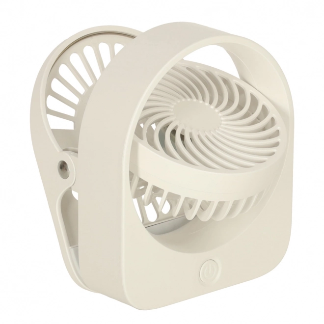 Draadloze USB tafelventilator 11,5 cm wit