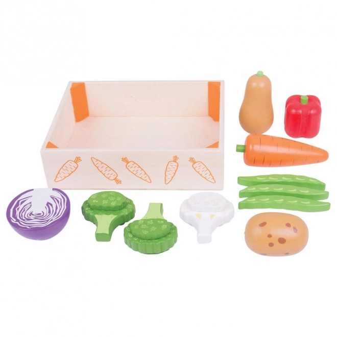 Doos met Groenten Bigjigs Toys