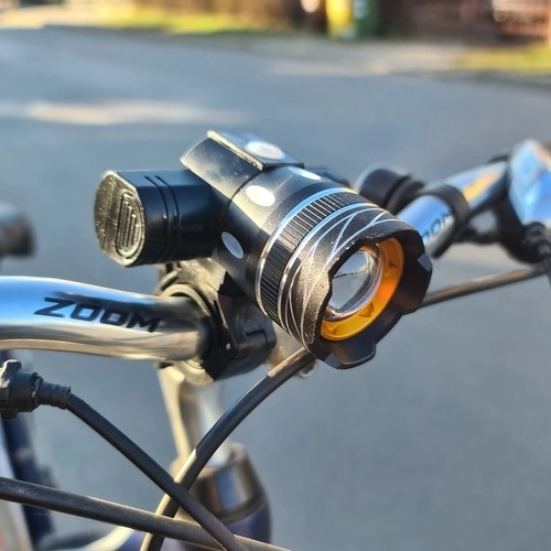 Cycling LED Lamp CREE XM-L T6 USB with Rear Light