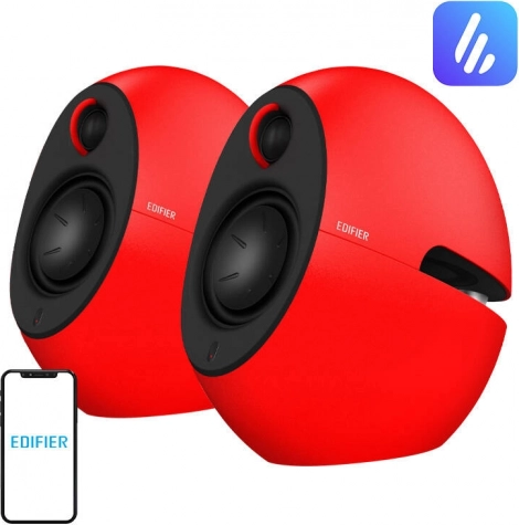 Edifier e25HD speakers red
