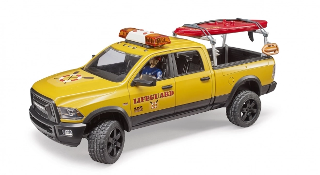 Bruder Dodge RAM kustwacht met reddingswerker en accessoires