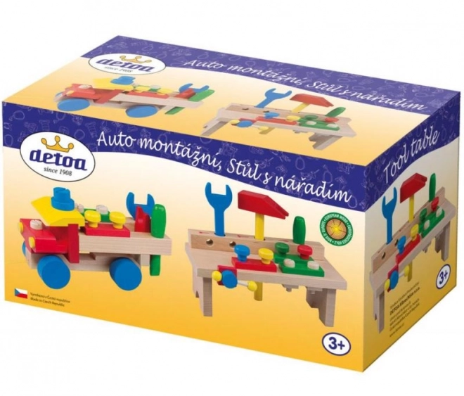 Detoa Wooden Assembly Car for Children