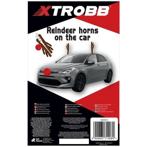 Rendierhoorns voor auto Xtrobb 20223