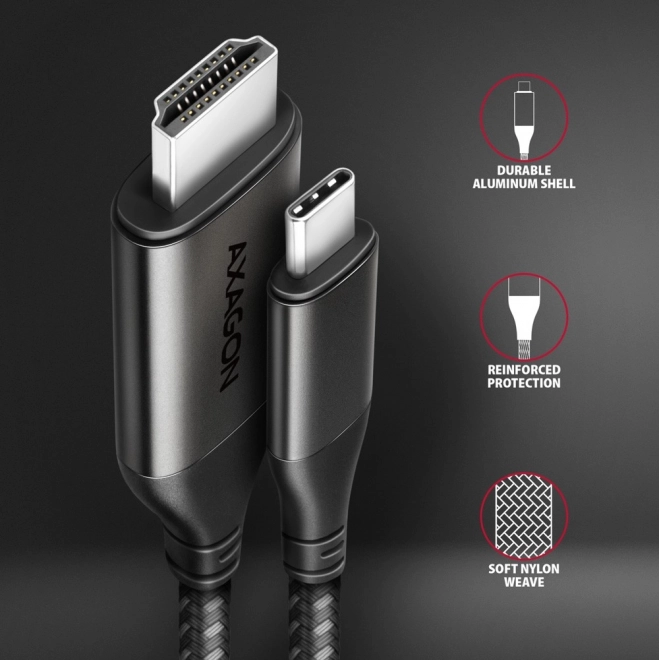 Adapter USB-C zu HDMI 4K/60Hz 1,8m