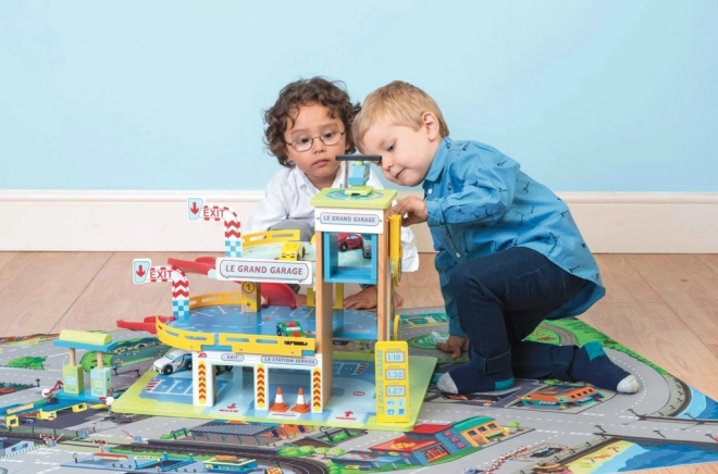 Houten speelgoed Le Grand Garage