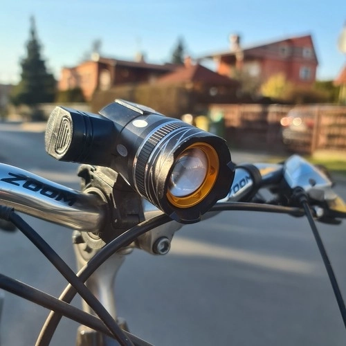 Cycling LED Lamp CREE XM-L T6 USB with Rear Light