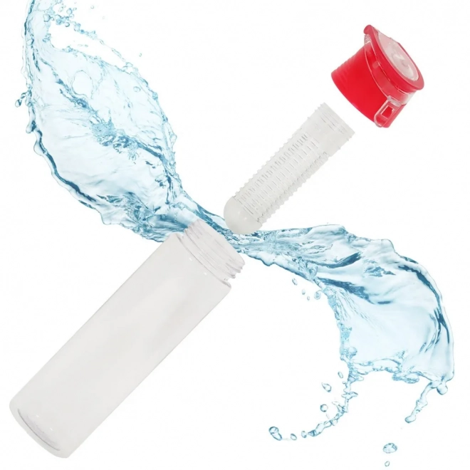 Wasserflasche mit Fruchteinsatz 800 ml – Rot