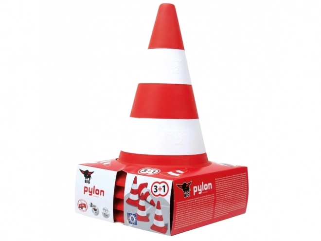 GROTE Verkeerskegels 4 stuks