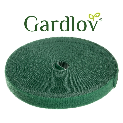 Gardlov groene textieltape met haak en lus 5m
