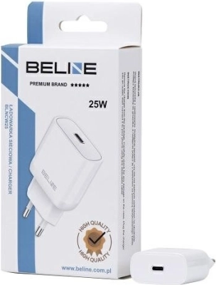 Netlader 25W GaN USB‑C PD 3.0 zonder kabel – Wit