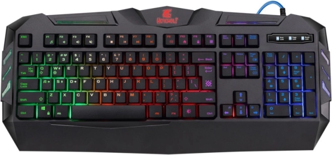 Defender Werewolf GK-120DL gaming keyboard with membrane switches and backlight