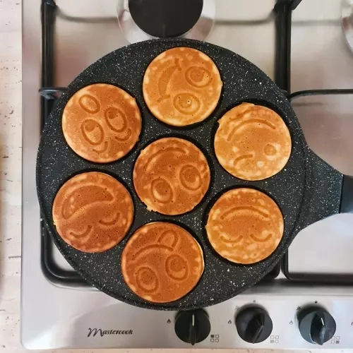 Pan voor eieren en pannenkoeken