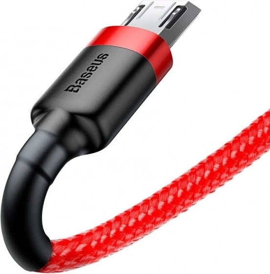 Durable nylon braid and reinforced connectors