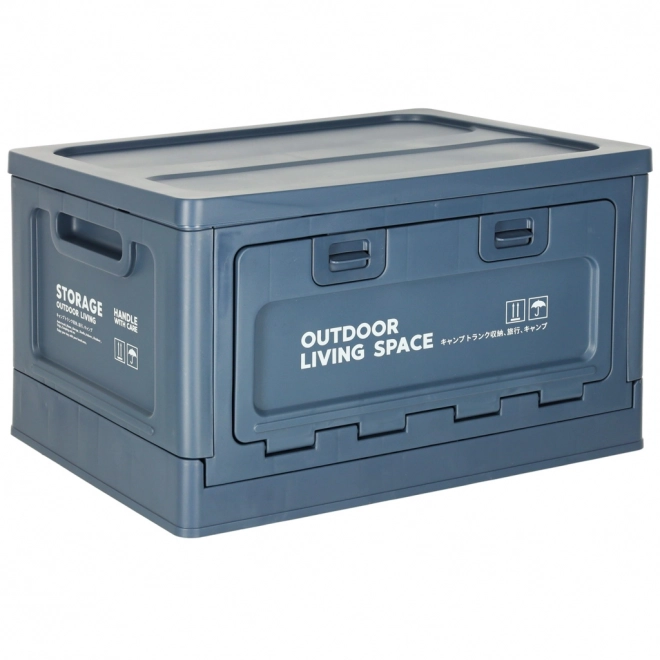 Campingdoos - opvouwbare doos 25l blauw