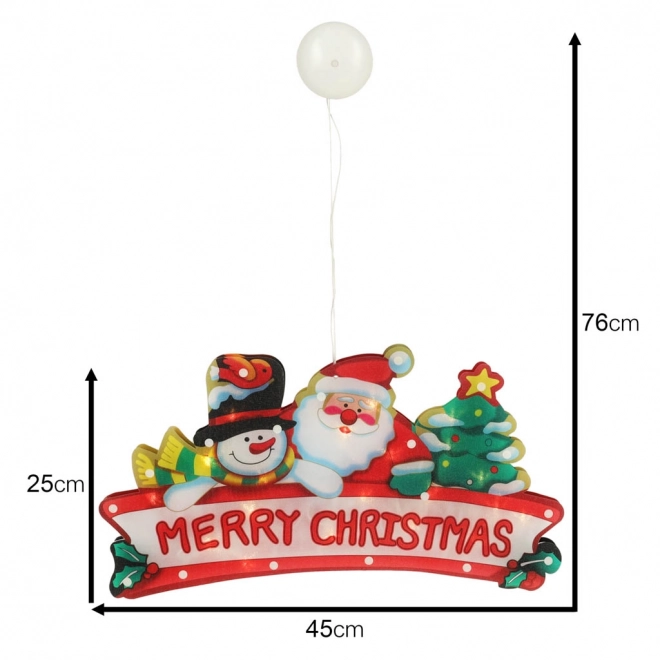Kerst LED-decoratie Merry Christmas 45 cm