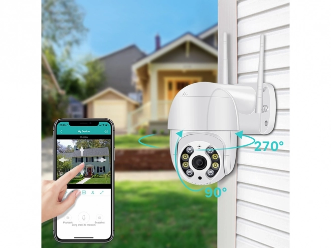 Buitenshuis slimme WiFi-camera Full HD met optische zoom