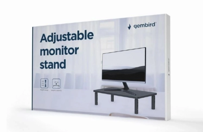 Height adjustable monitor or laptop stand