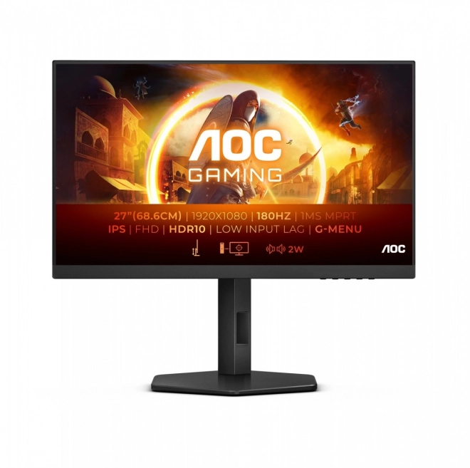 Gaming monitor 27 inch IPS 180Hz met HDMI en pivot