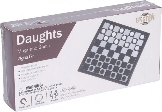 Magnetic Checkers 20 × 20 cm