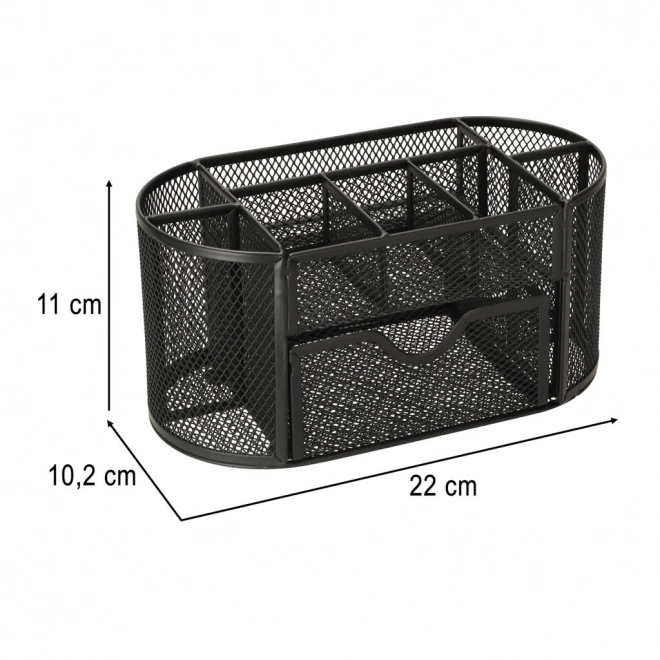 Metal Desk Organizer with 9 Compartments