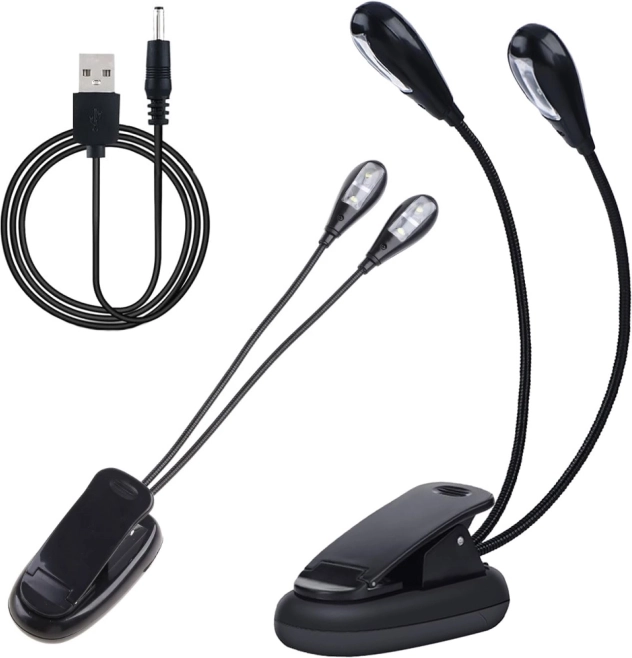 Flexible LED Light with Double Clip
