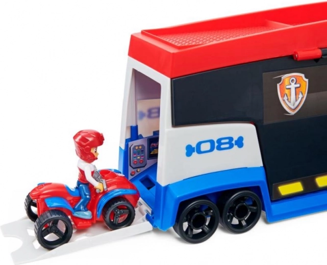 Ryder and his vehicle included