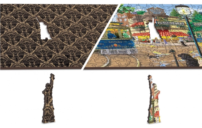 Holzpuzzle Viktorianische Straße 2v1