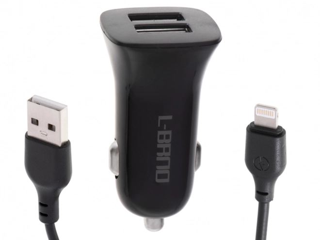 L-BRNO Duale autolader USB + Lightning