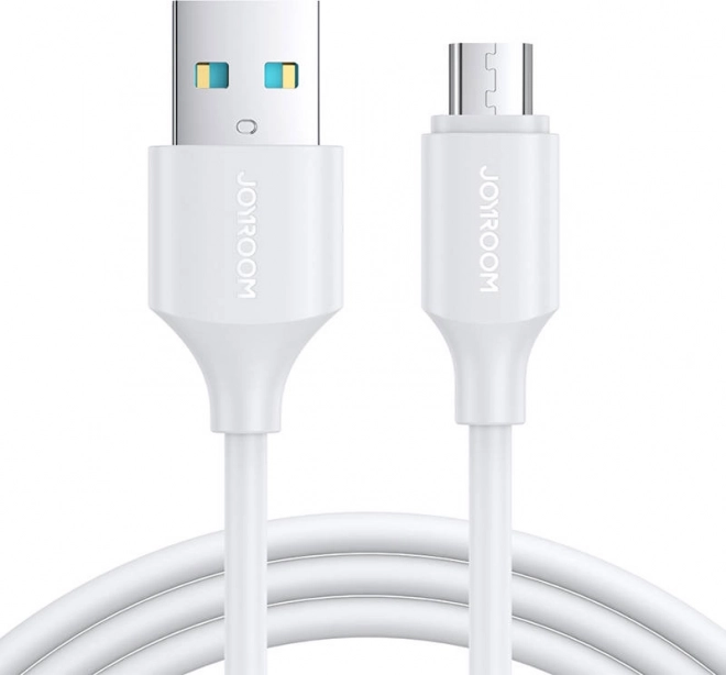 Charging and Data Cable Micro USB–USB A 1 m 2.4 A Joyroom (white)