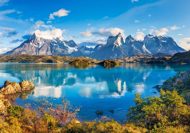 Puzzel 500 stukjes Bergen Torres del Paine Patagonië Chili
