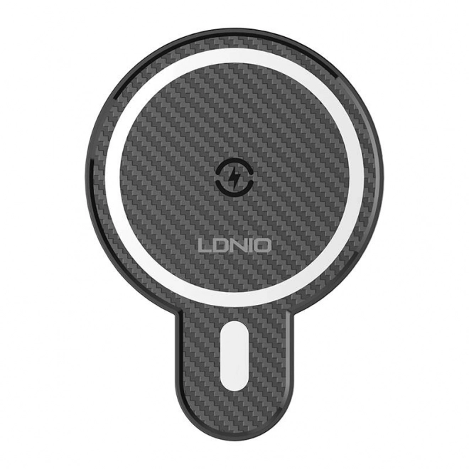 Auto houder LDNIO met inductielader 15W en metalen ring