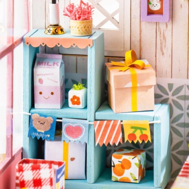 Station de fête - Maison de poupée miniature à construire soi-même