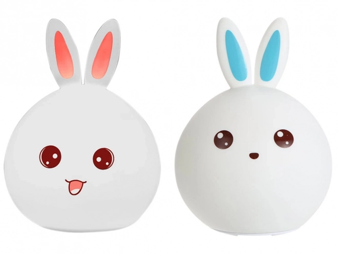 Kinder siliconen LED nachtlampje in de vorm van een konijntje