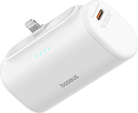 powerbank baseus compact 5000 mah 20 w wit