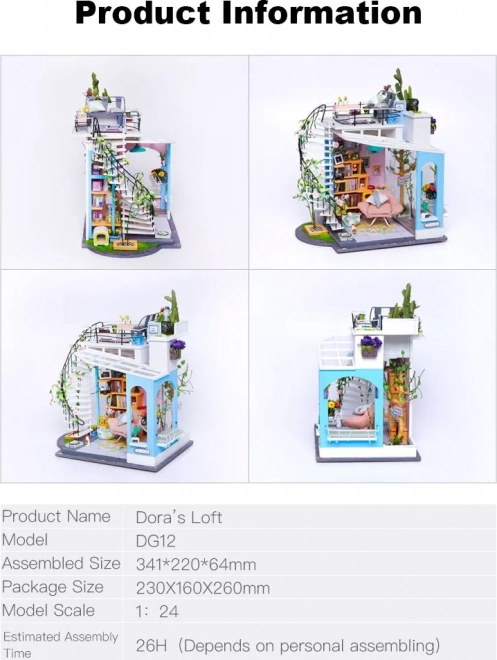 RoboTime miniatuur zolderhuisje