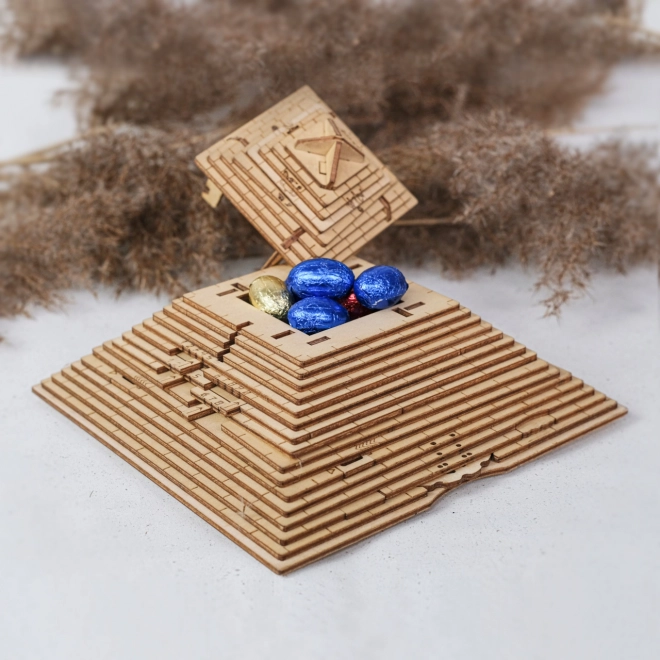 EscapeWelt Holz-Puzzle-Pyramide